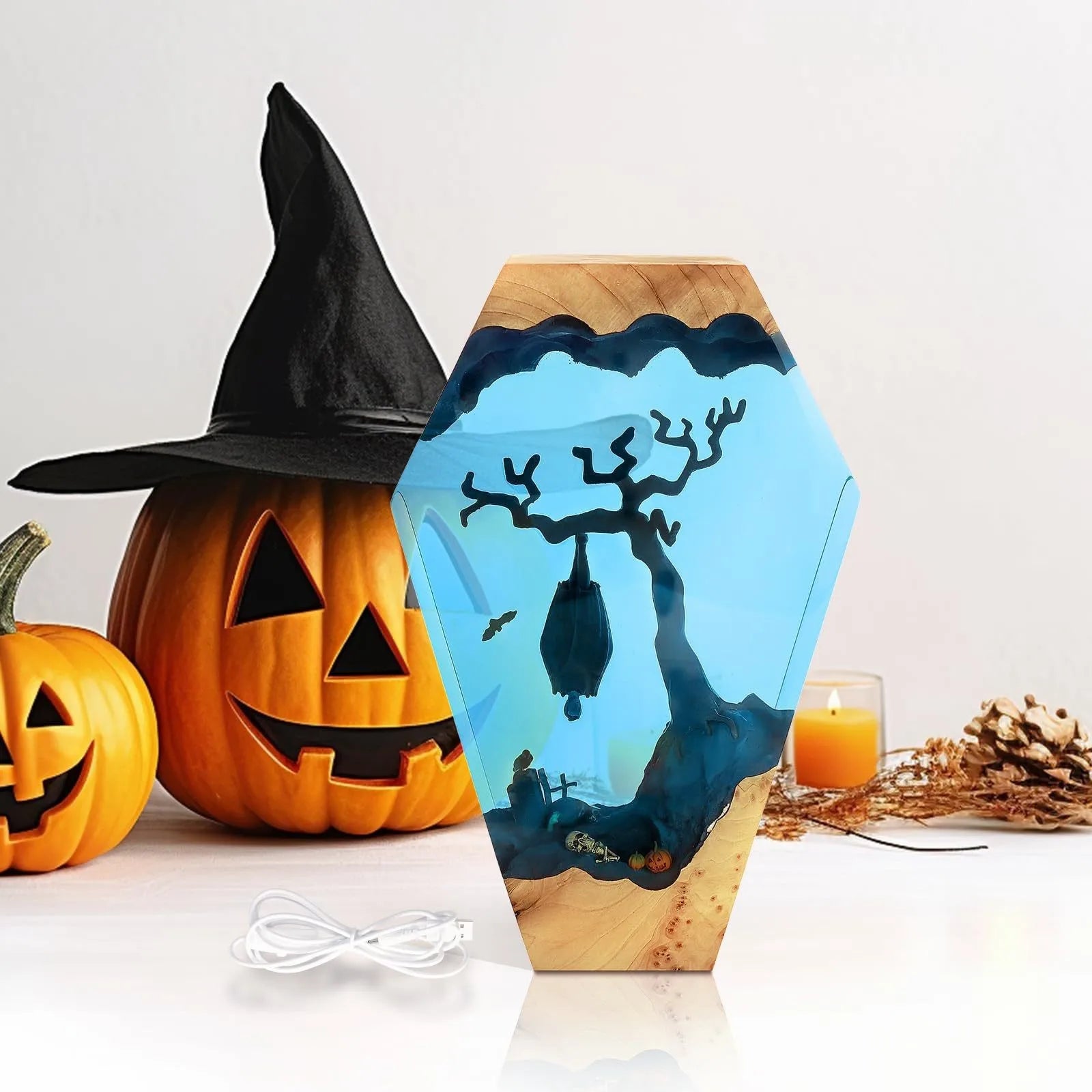 Lampada Halloween Albero